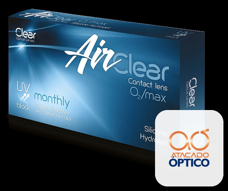 AirClear O2 Max — Lentes de Contato Atacado Optico