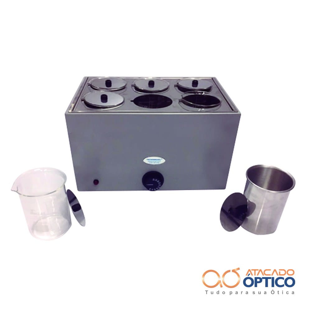 Máquina de Coloração 6 copos (Padrão copo de vidro) — Equipamentos Atacado Optico