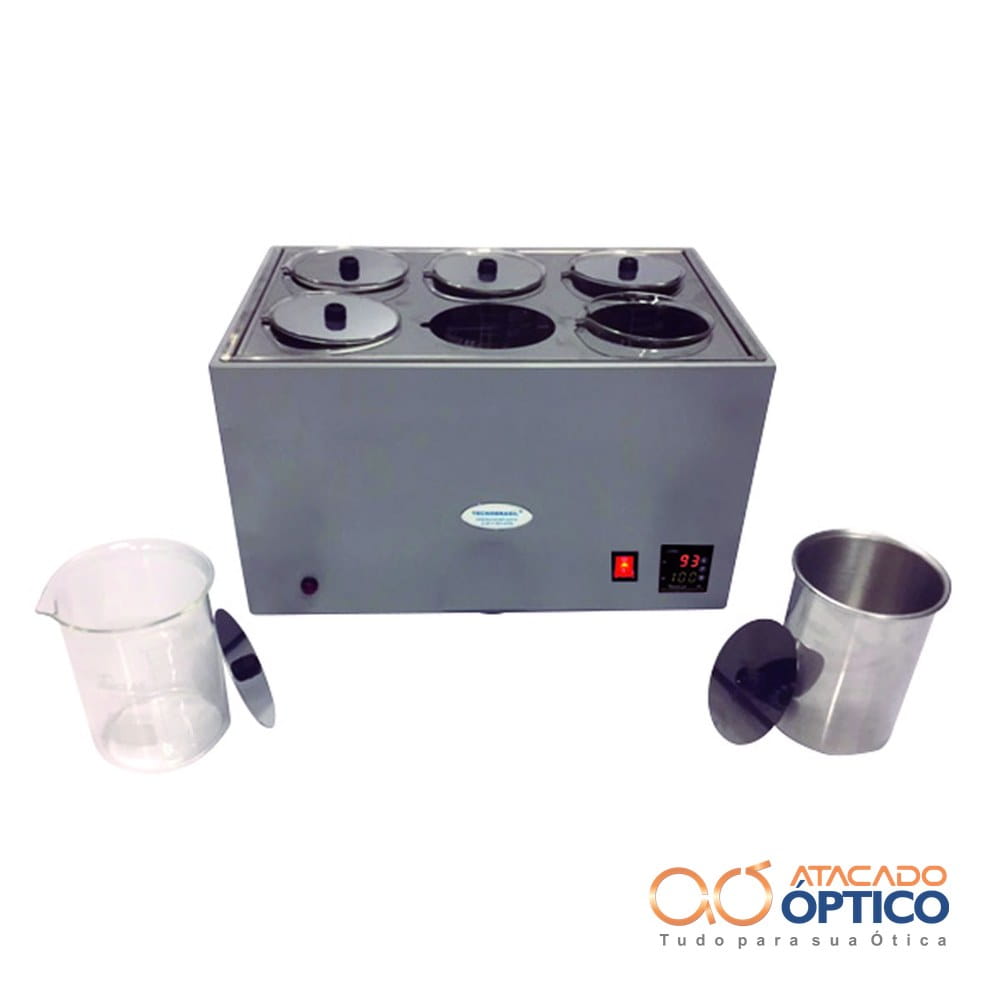 Máquina de Coloração DIGITAL 6 copos (Padrão copo de vidro) — Equipamentos Atacado Optico