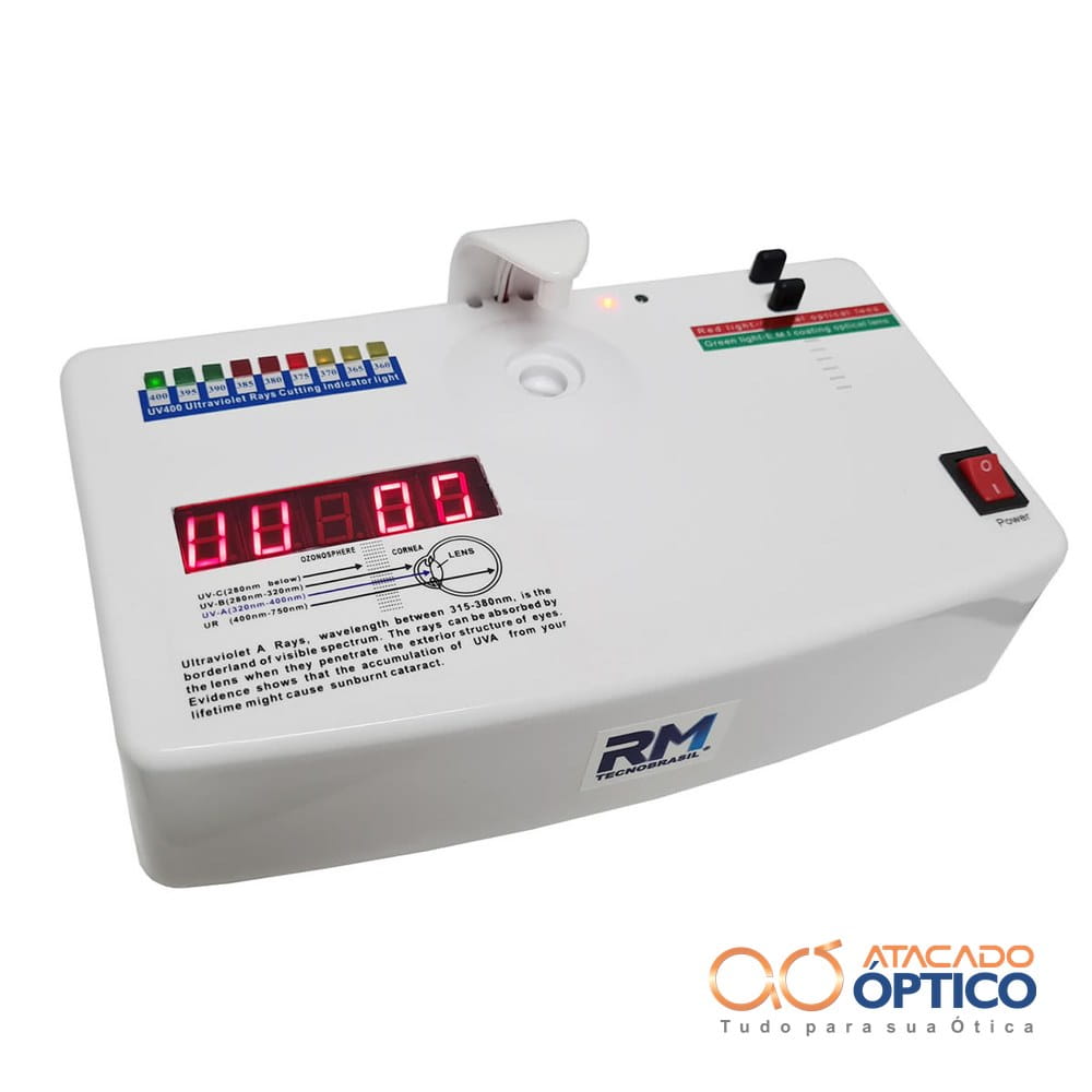 Teste UV Vision — Equipamentos Atacado Optico