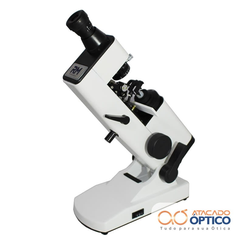 Lensômetro leitura interna Vision Branco — Equipamentos Atacado Optico