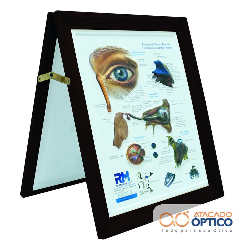 Olho Quadro com Moldura — Equipamentos Atacado Optico