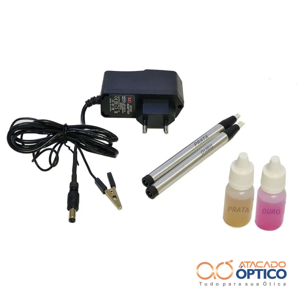 Kit Caneta Douração e Prateação — Equipamentos Atacado Optico
